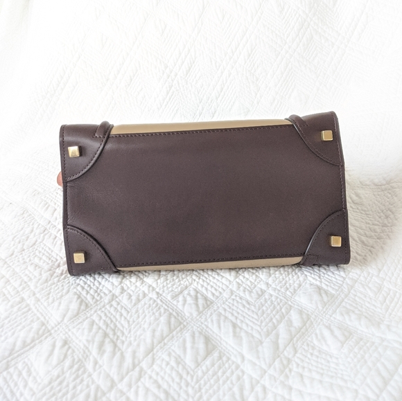 *SOLD* Céline Mini Luggage Tri-color Handbag - Picture 4 of 8